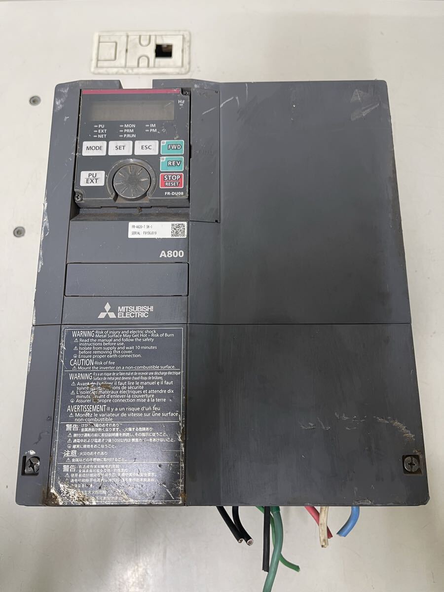 D214 三菱電機 FREQROL FR-A820-7.5K-1 インバータ 拍卖