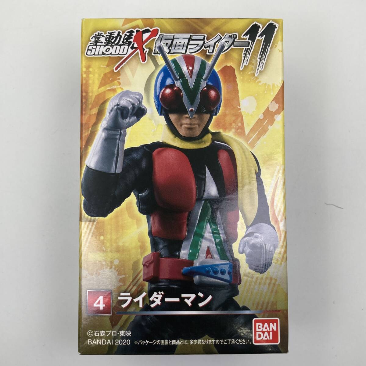 【新品未開封】掌動 SHODO-X 仮面ライダー11 「④ライダーマン」拍卖