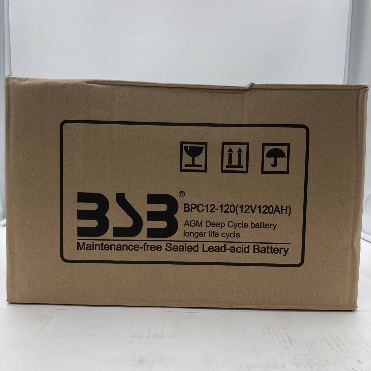 【未使用】BPC12-120 12V 120AH AGM ディープ サイクルバッテリー BPC モデル メンテナンスフリー 電動 モーター カート拍卖