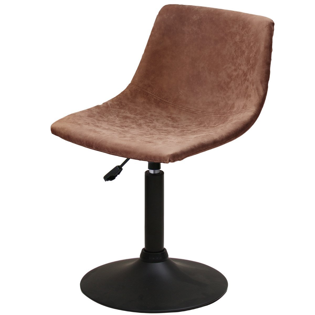 【新品】 1脚 カウンターチェア低め 昇降式 黒脚 ロータイプ WY-864QS アンティークブラウン ダイニングチェア スツール拍卖