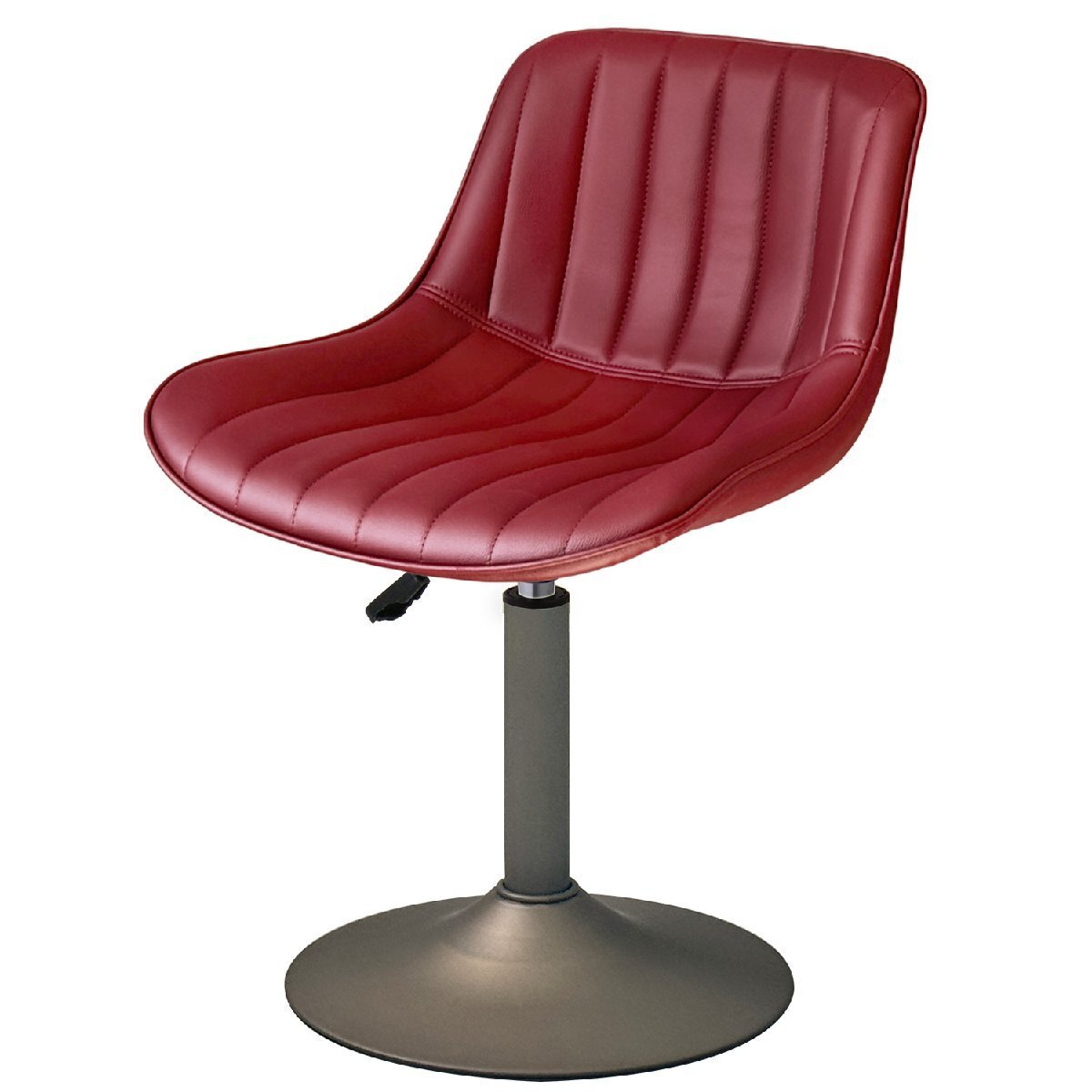 【新品】 1脚 カウンターチェア低め 昇降式 セピアブロンズ脚 ロータイプ DA-901S バーガンディ ダイニングチェア スツール拍卖