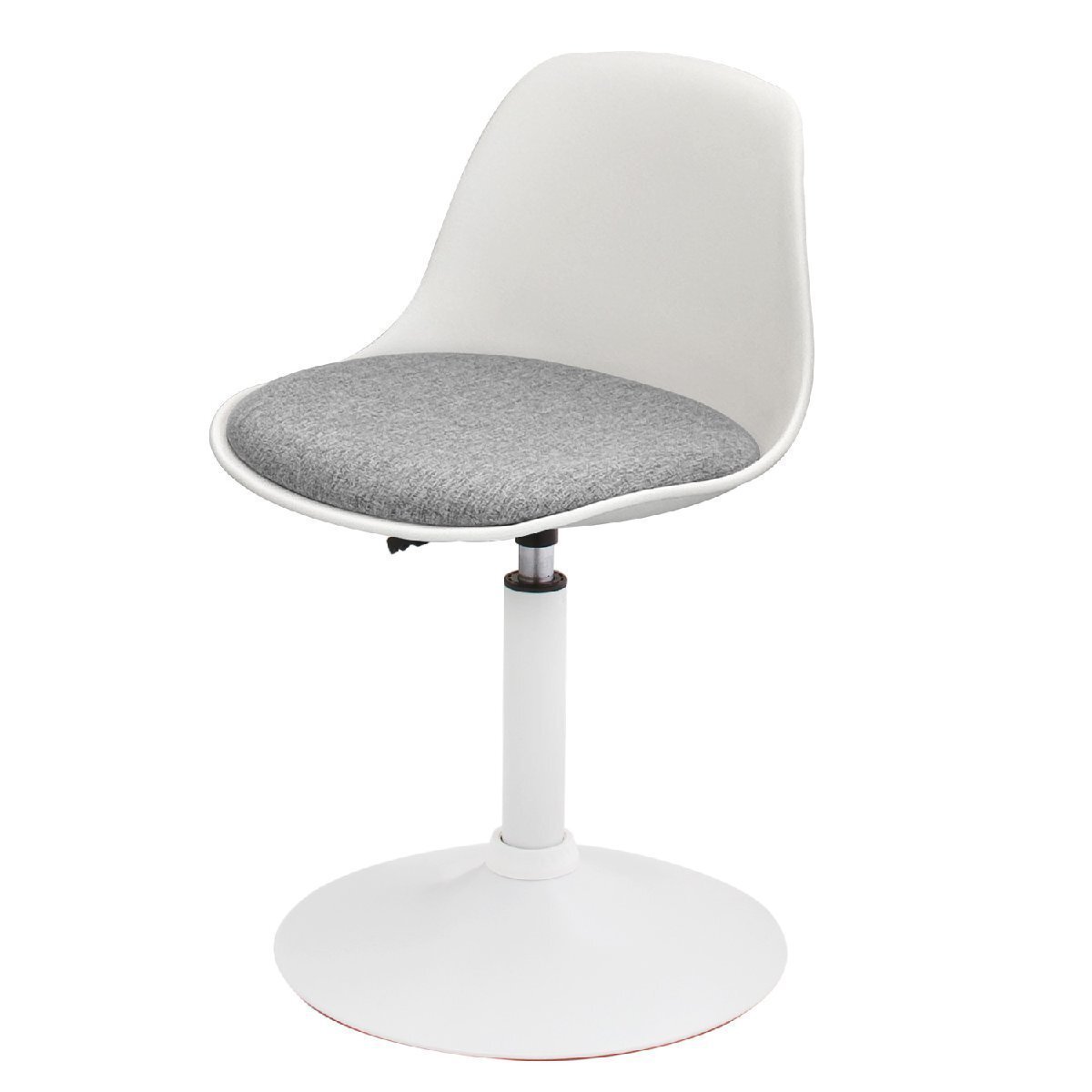 【新品】 1脚 カウンターチェア低め 昇降式 ロータイプ WY-459S グレー+ファブリック(グレー脚) ダイニングチェア スツール拍卖