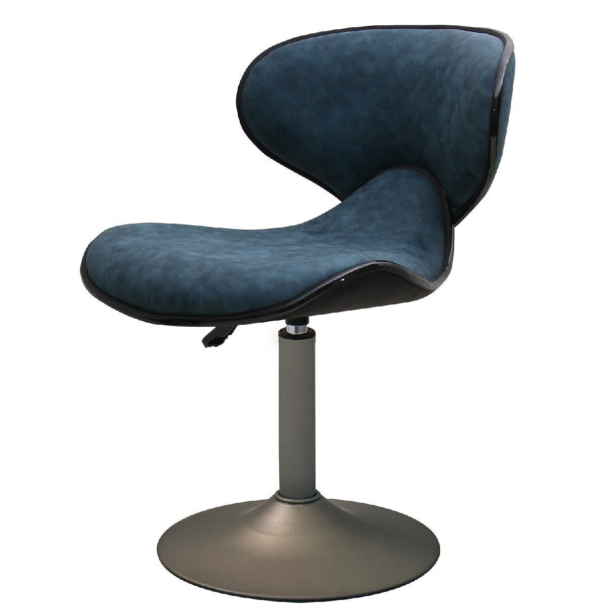 【新品】 1脚 カウンターチェア低め 昇降式 セピアブロンズ脚 ロータイプ WY-413S アンティークネイビー ダイニングチェア スツール拍卖