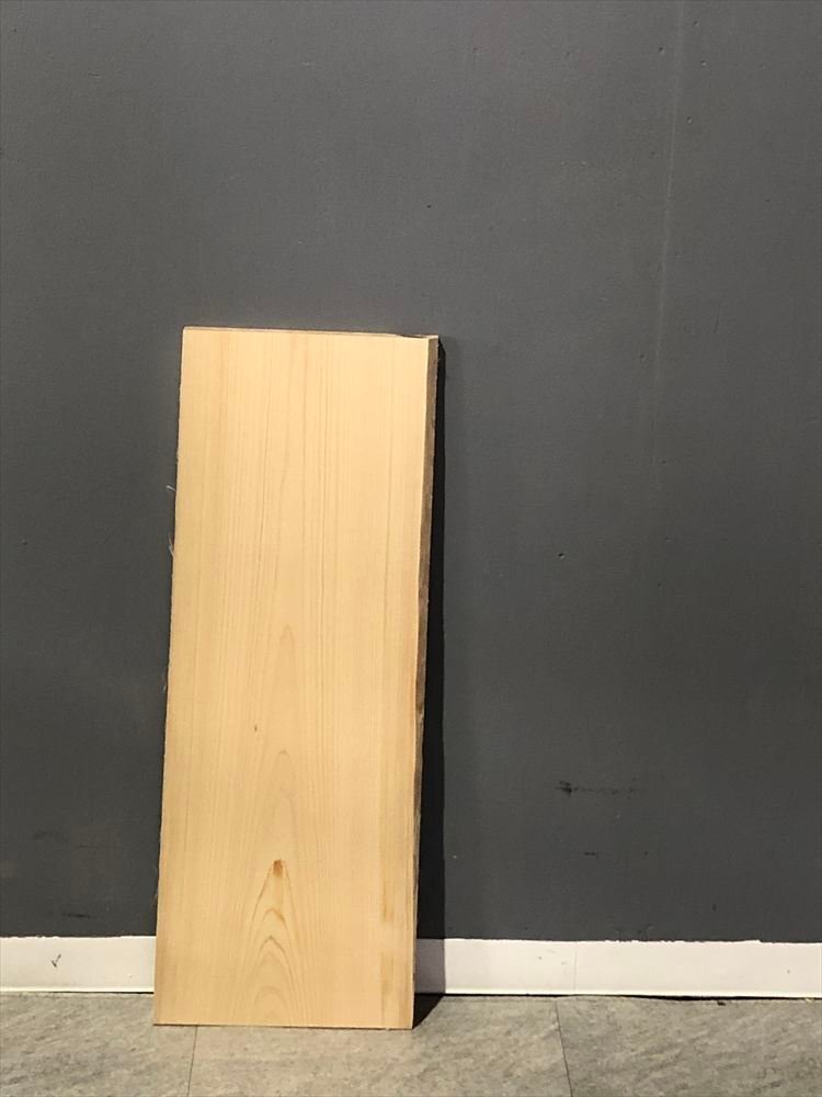 ヒノキ 幅87cm×奥行28cm×30cm×32cm×厚み3cm 無垢板 材料板 木材 板材 荒材 DIY 一枚板 014H拍卖
