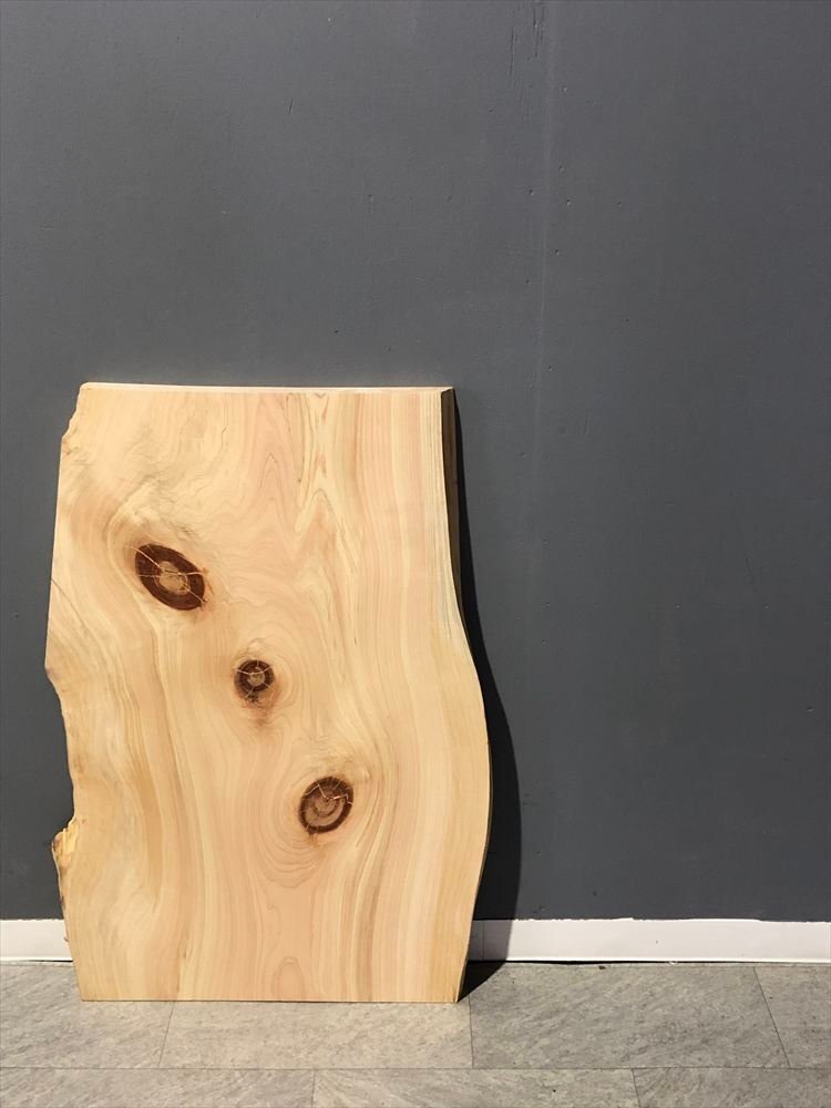 ヒノキ 幅94cm×奥行48cm×62cm×58cm×厚み4.5cm 無垢板 材料板 木材 板材 荒材 DIY 一枚板 018-403-R310拍卖