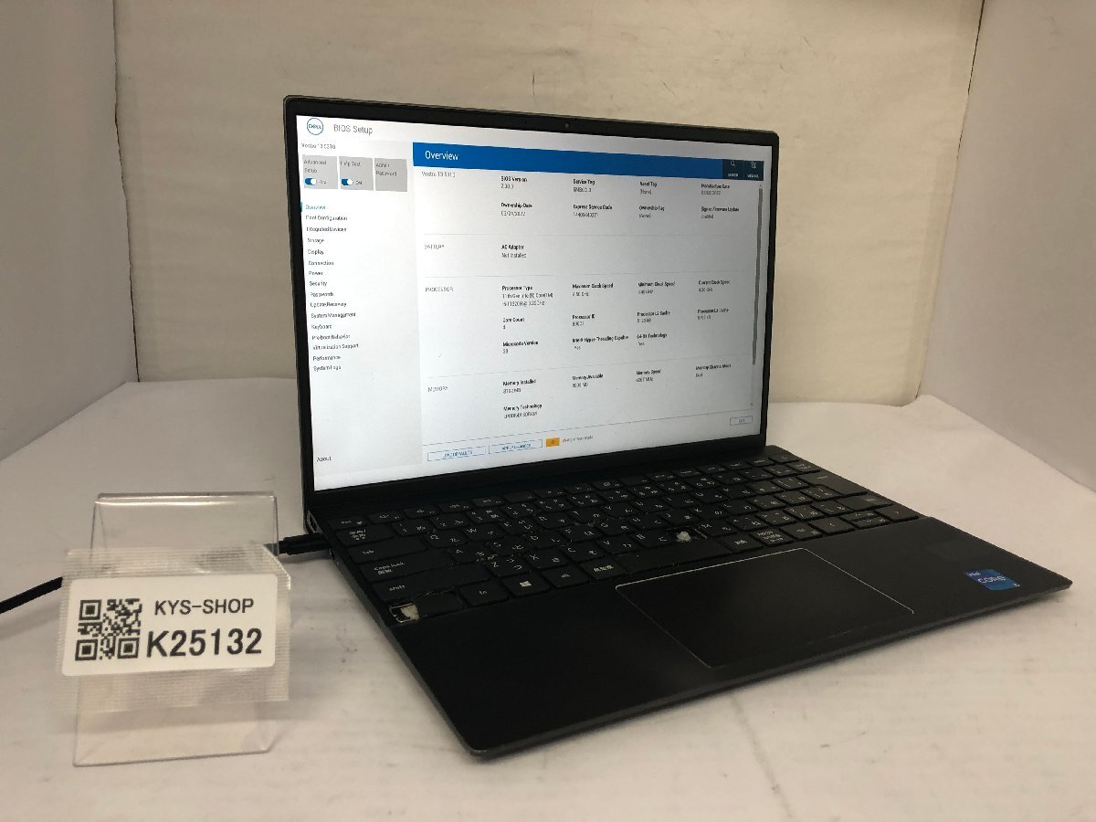 ジャンク/ Dell Vostro 13 5310 Intel Core i5-11320H メモリ8.19GB ストレージ無し 【K25132】拍卖