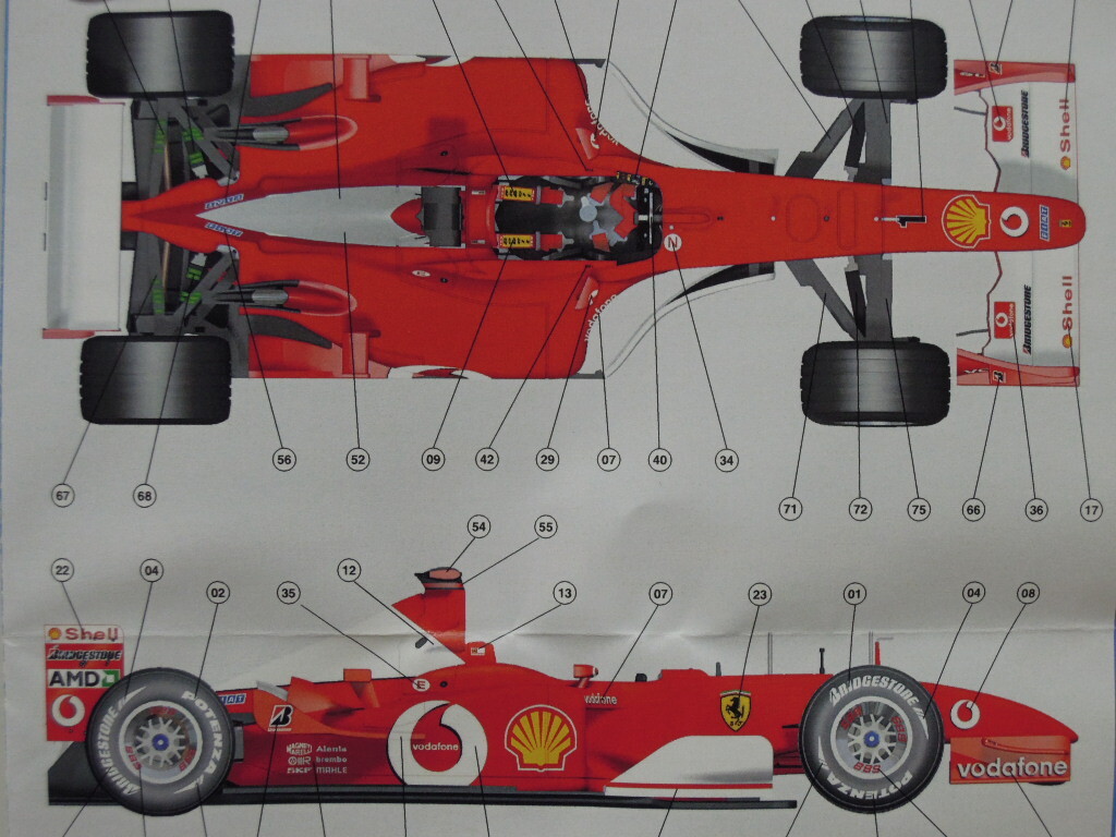TAMEO 1/43 FERRARI F2002 2002拍卖