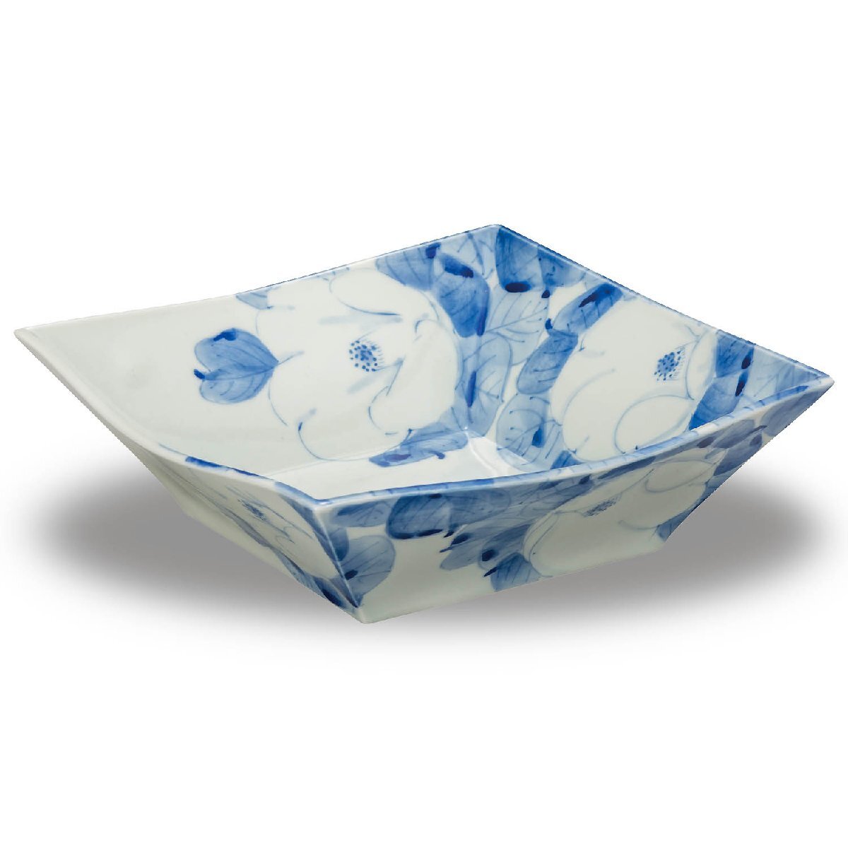 【即決】送料無料! 九谷焼 盛鉢 白椿 おしゃれ 食器 陶器 おうちご飯 おうち時間 和食器 ボウル 美品 新品 未使用拍卖