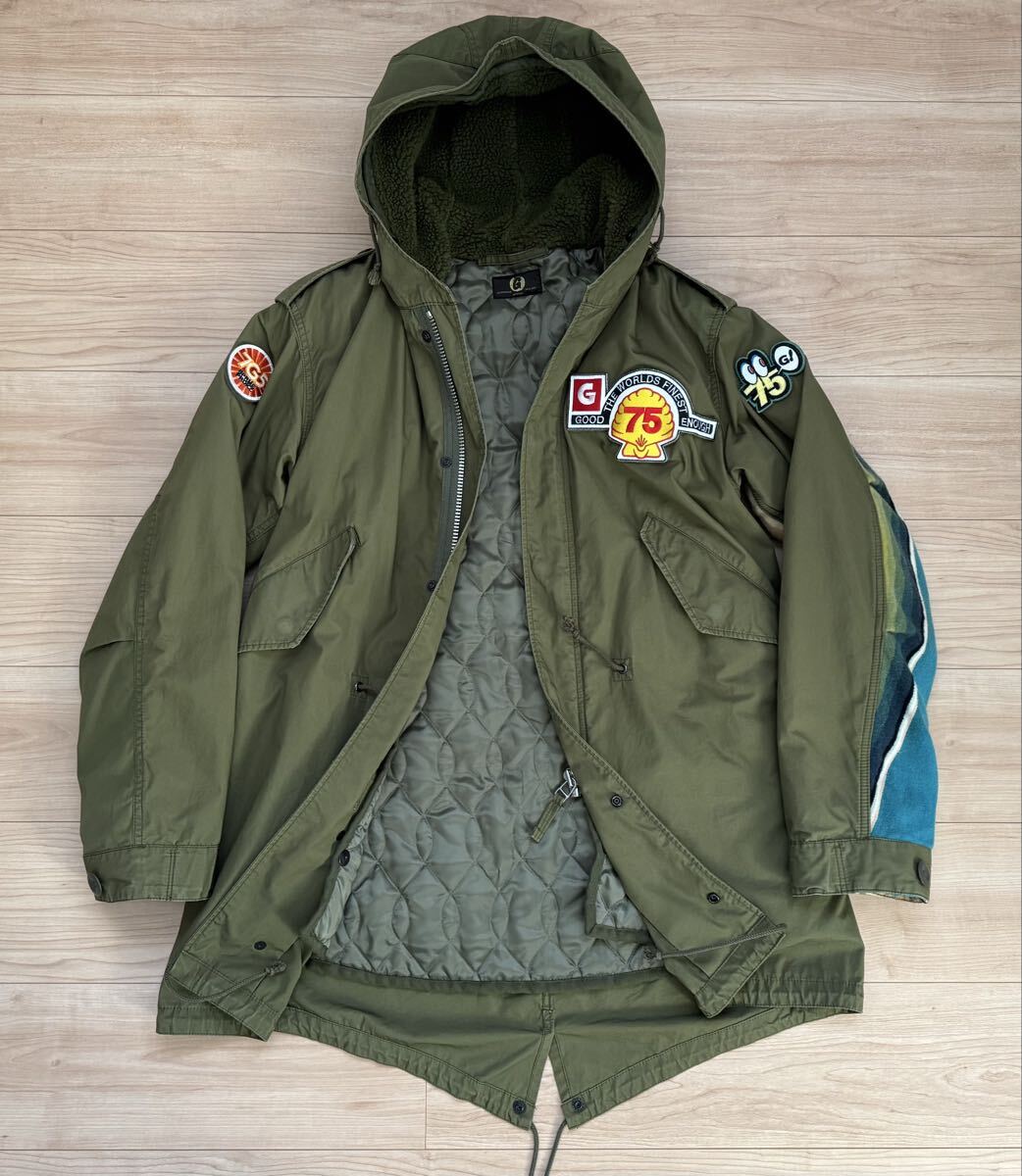 名作 グッドイナフ GOODENOUGH モッズコート 時しらず 100着限定 日本製 M フィッシュテールパーカー M65 M-51 US ARMY拍卖