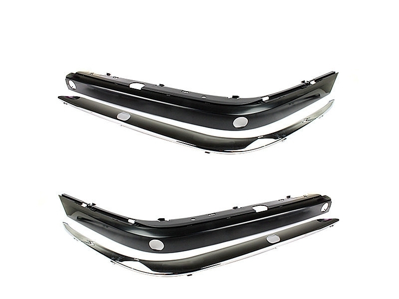 BMW用 E38 フロントバンパー モール+クロームトリム 未塗装 94-01拍卖