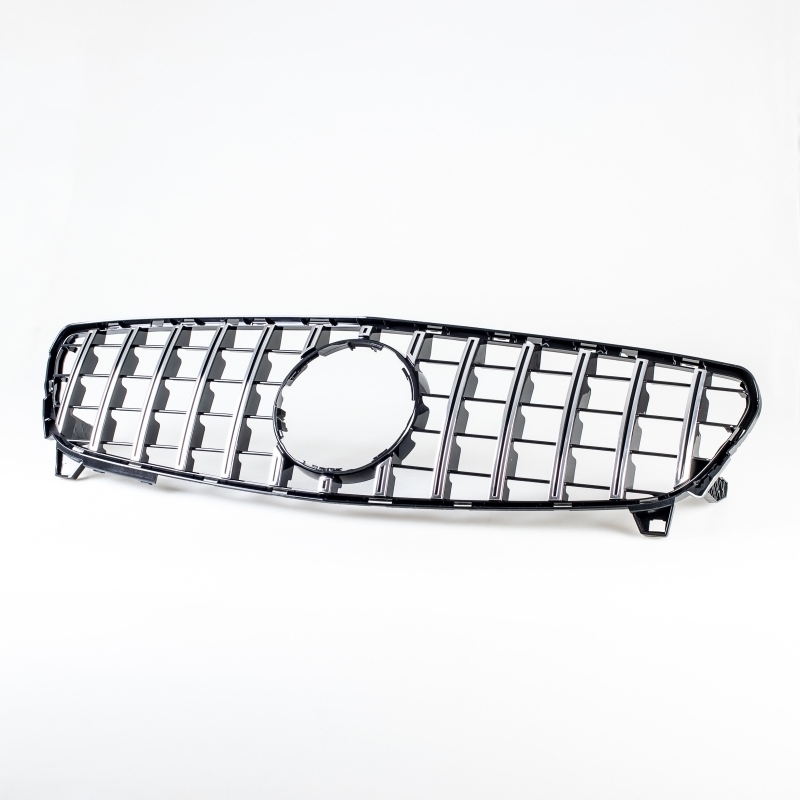 メルセデスベンツ用 Aクラス W176用 2016-2018 クロームメッキ×ブラック GTスタイル フロントグリル拍卖