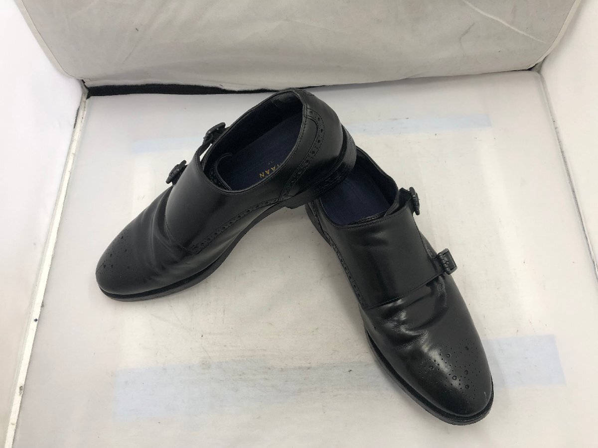 ▼再値下げ! 【COLE HAAN】 コール・ハーン ビジネスシューズ ブラック系カラー 黒 レザー 革 表記サイズ:9W 靴 SY02-E5R▼拍卖