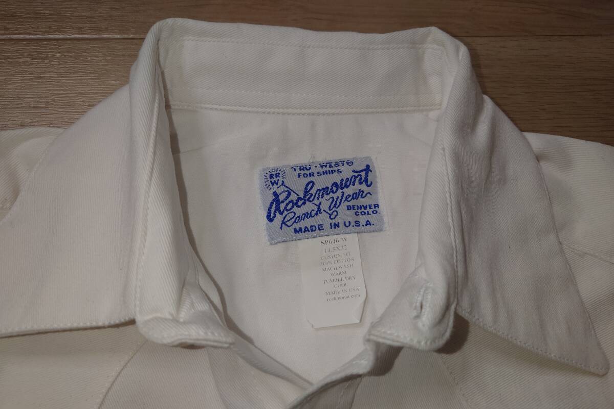 シップス別注 ロックマウント ウエスタンシャツ 未使用拍卖