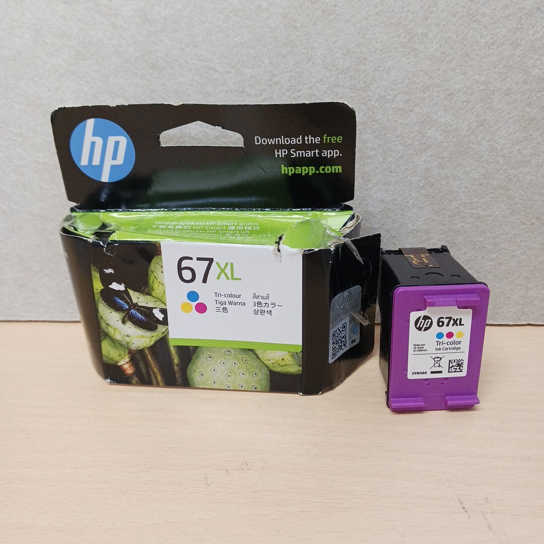 y110610k HP【純正品】 HP 67 XL インクカートリッジ カラー 増量 拍卖