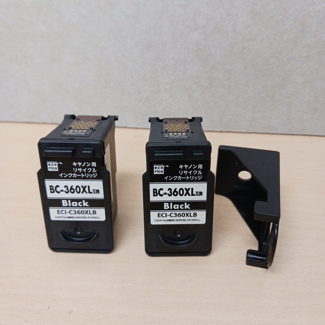 y111410k エコリカ【互換品】ecorica BC-360XL (BK) 2本セット インクカートリッジ拍卖
