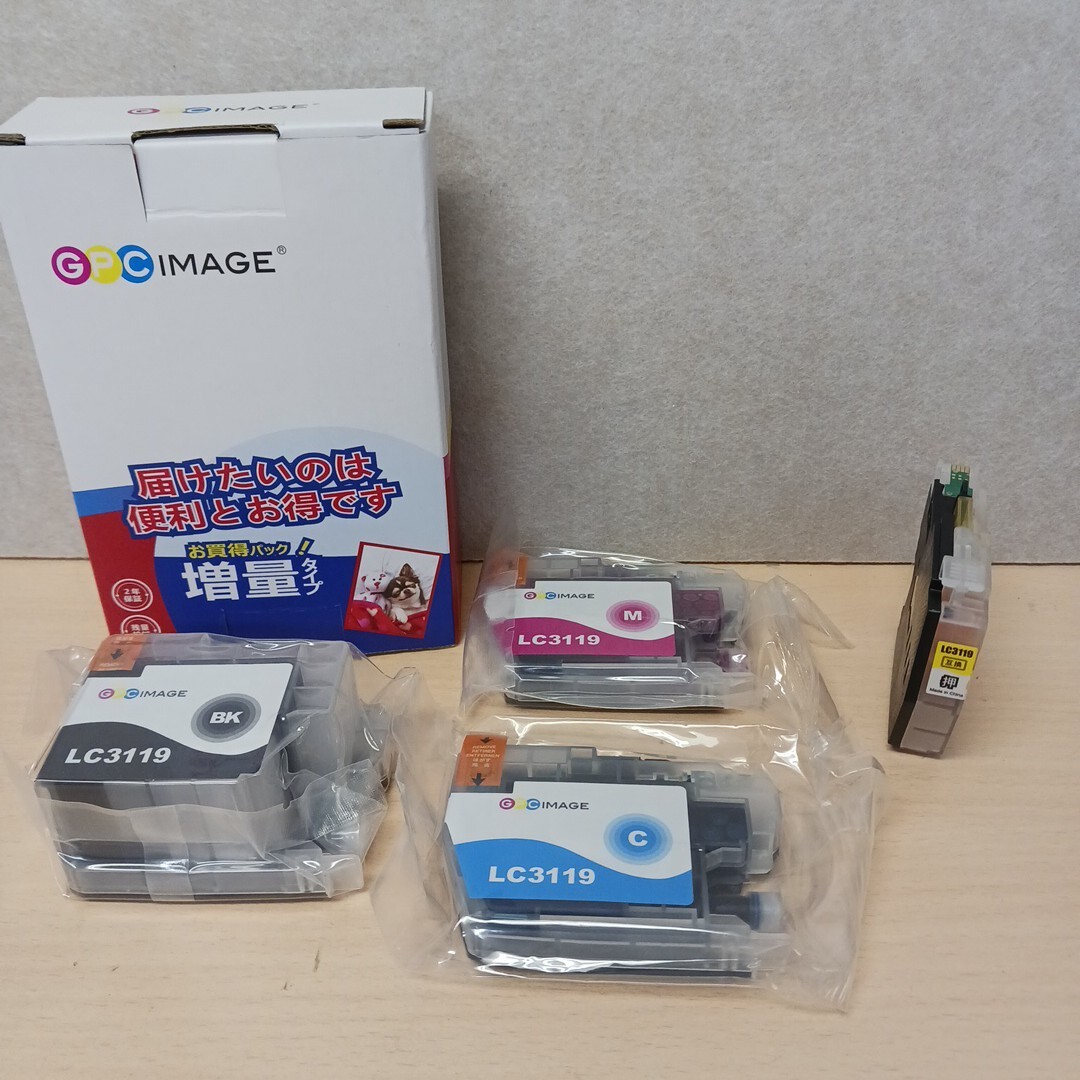 y111414k ブラザー【互換品】Brother LC3119 (BK/C/M/Y) インクカートリッジ 4本セット GPC拍卖
