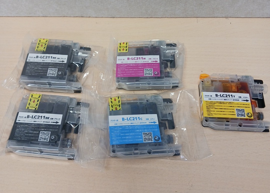y111408k ブラザー【互換品】Brother LC211(BK/C/M/Y) 4本セット 拍卖