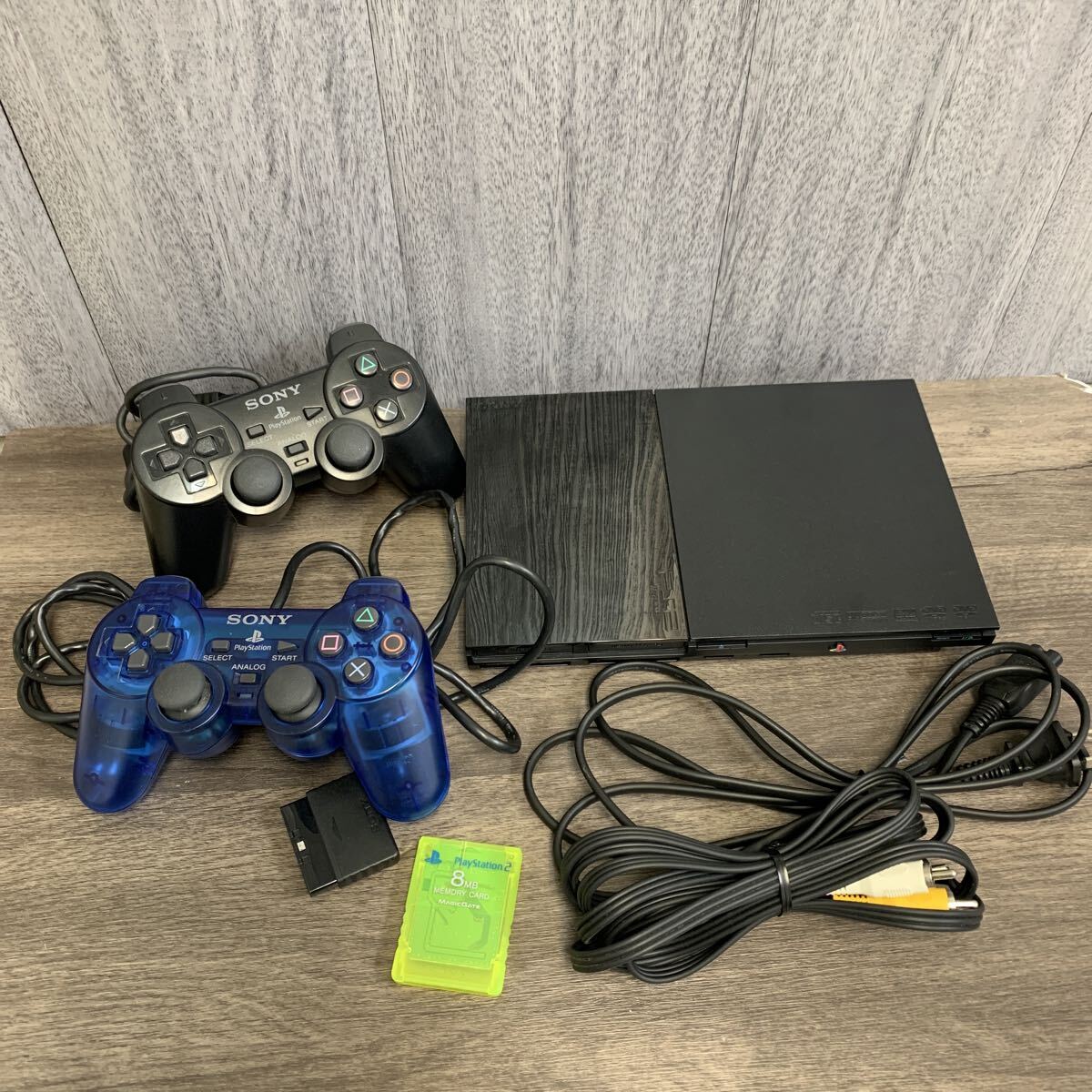 y110405m PlayStation2 SCPH-90000 薄型PS2 本体 コントローラー付き拍卖