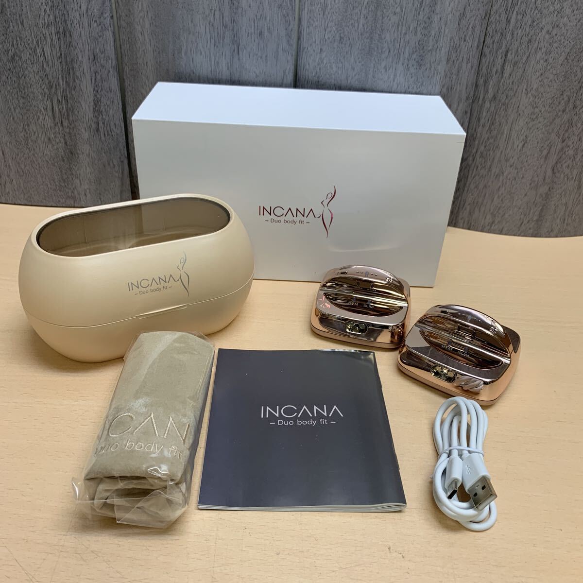 y111201m INCANA -DUO body fit-ホームエステ 2種類モード 5段階強度 フィットネス ジム 家庭 おうちエステ ボディケア拍卖