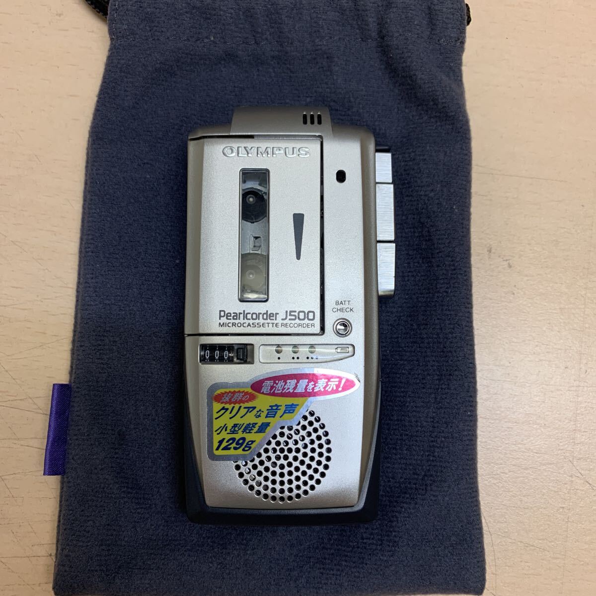 y111207m J500 オリンパス パールコーダー マイクロカセット OLYMPUS 拍卖