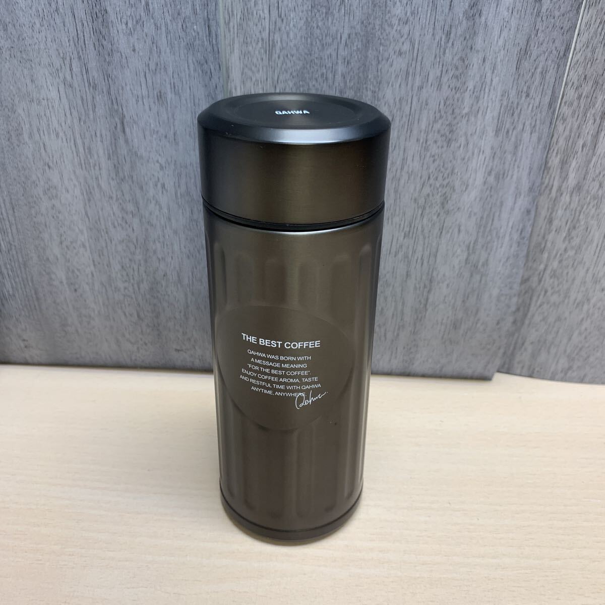 y111219m シービージャパン(CB JAPAN) 水筒 グラファイトグレー 420ml 直飲み 真空2層構造 抗菌仕様 カフア コーヒー ボトル QAHWA拍卖
