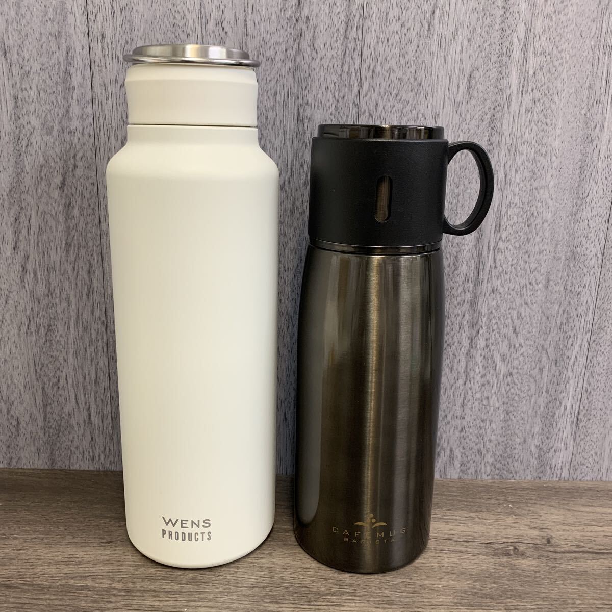 y111411m 【パール金属 コップ付ボトル 500ml カフェマグバリスタ HC-527】【アトラス 水筒 1000mlシームレス WSL-1000】保冷 保温拍卖