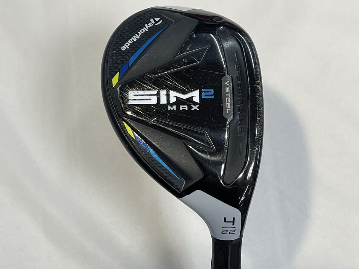 本州のみ送料無料◇UT◇テーラーメイド◇SIM2 MAX◇TENSEI BLUE TM60◇22度◇R◇39.75in◇338g◇カバーあり拍卖
