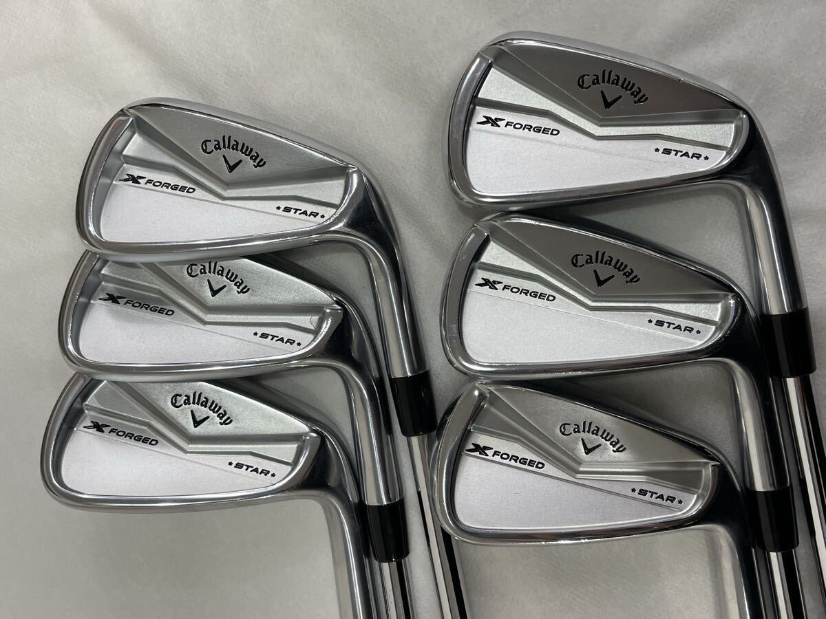 本州のみ送料無料◇即決価格◇アイアン◇キャロウェイ◇X FORGED STAR2024◇NSプロMODUS3 TOUR120◇5-9,P◇S◇(5I)38in,412g拍卖