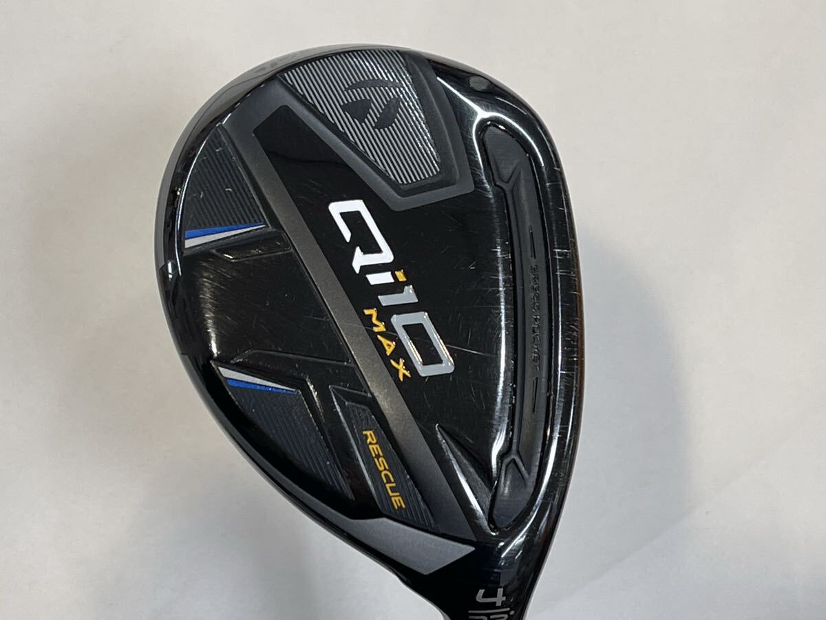 本州のみ送料無料◇UT◇テーラーメイド◇Qi10 MAX◇Diamana BLUE TM60◇23度◇S◇40.25in◇346g◇カバーあり拍卖