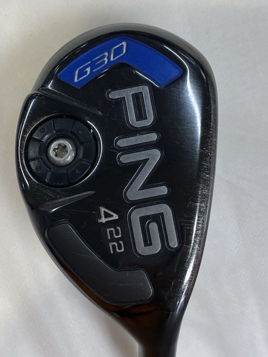 本州のみ送料無料◇即決価格◇UT◇ピン◇G30◇MCH-60◇22度◇R◇39.75in◇353g◇カバーなし拍卖