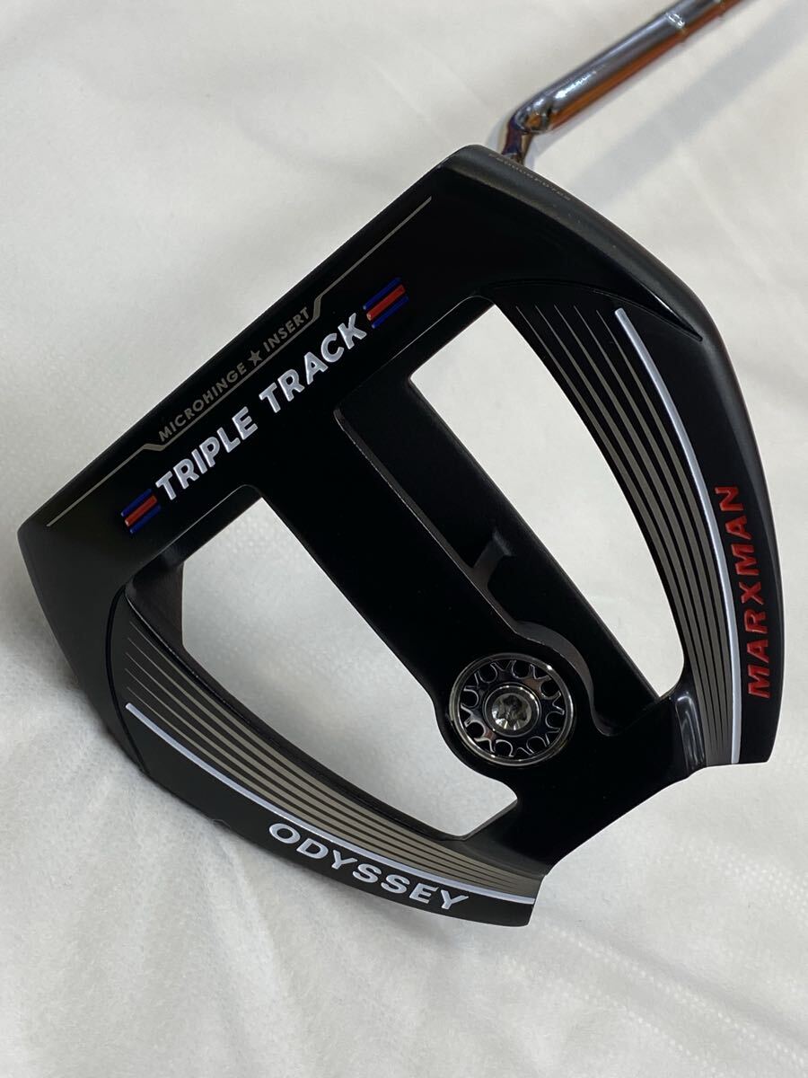 本州のみ送料無料◇即決◇パター◇オデッセイ◇TRIPLE TRACK MARXMAN◇STROKE LAB◇34in◇556g◇カバーあり拍卖
