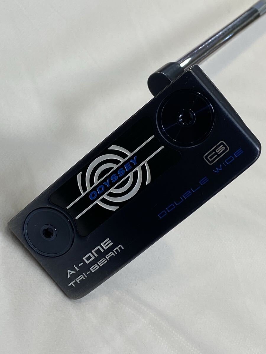 本州のみ送料無料◇即決価格◇パター◇オデッセイ◇Ai-ONE TRI-BEAM DOUBLE WIDE CS◇オリジナルスチール◇33in◇543g◇カバーなし拍卖