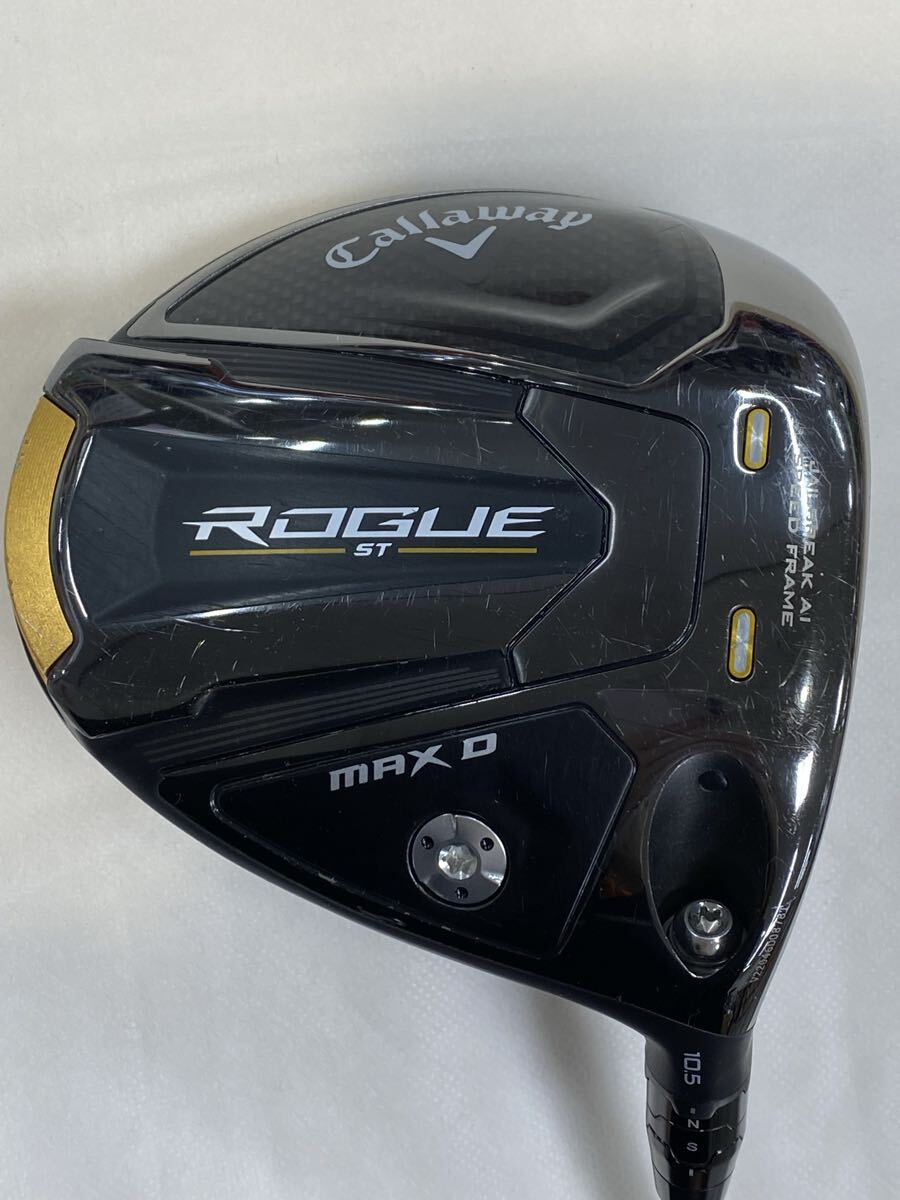 本州のみ送料無料◇即決価格◇1W◇キャロウェイ◇ROGUE ST MAX D◇VENTUS 5 for Callaway◇10.5度◇R◇45.5in◇299g◇カバーなし拍卖