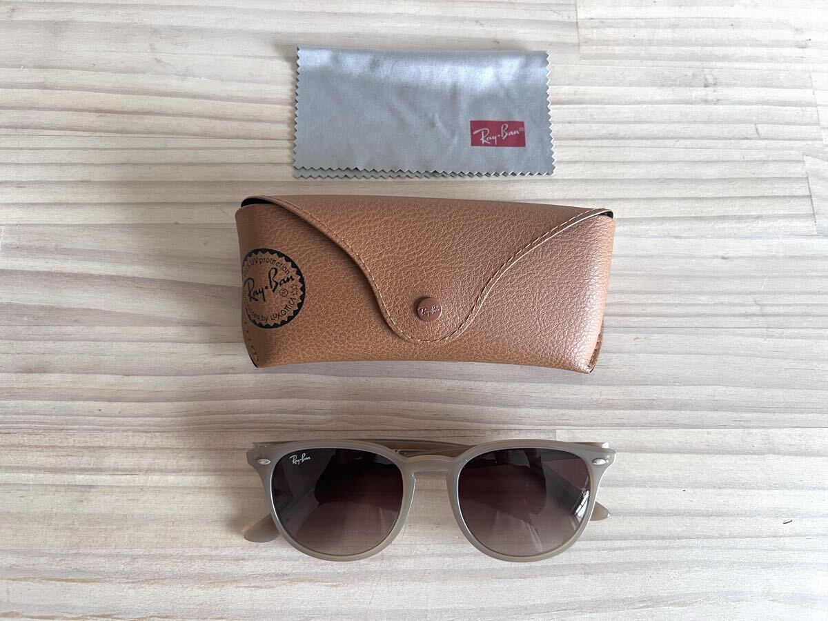 Ray-Ban/レイバン/サングラス/ベージュ×ブラウン/ケース付き/イタリア製/RB4259F/美品良品拍卖