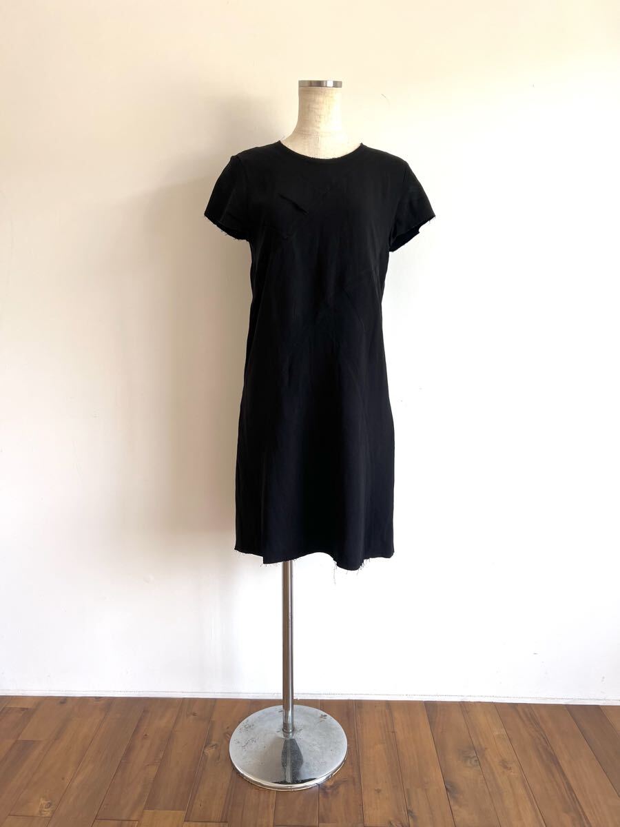 イザベルマラン エトワール/ISABEL MARANT ETOILE/ワンピース/ブラック/切りっぱなしデザイン/化繊/36/SM/ポルトガル製/美シルエット拍卖