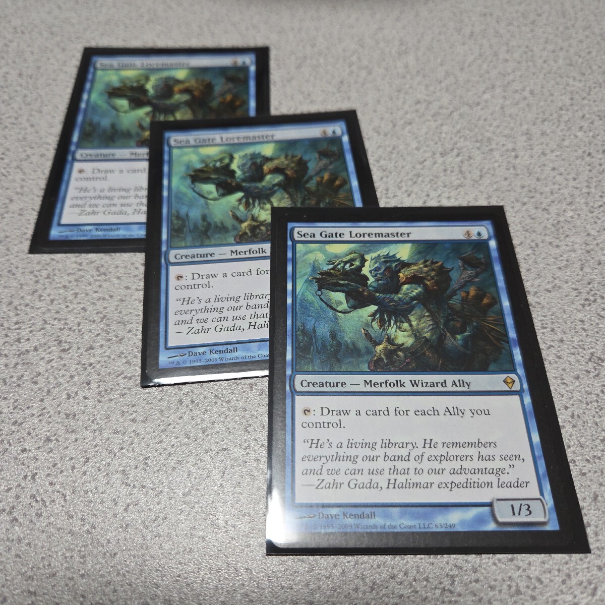 MTG ZEN 海門の伝承師 英語 三枚セット 即決拍卖