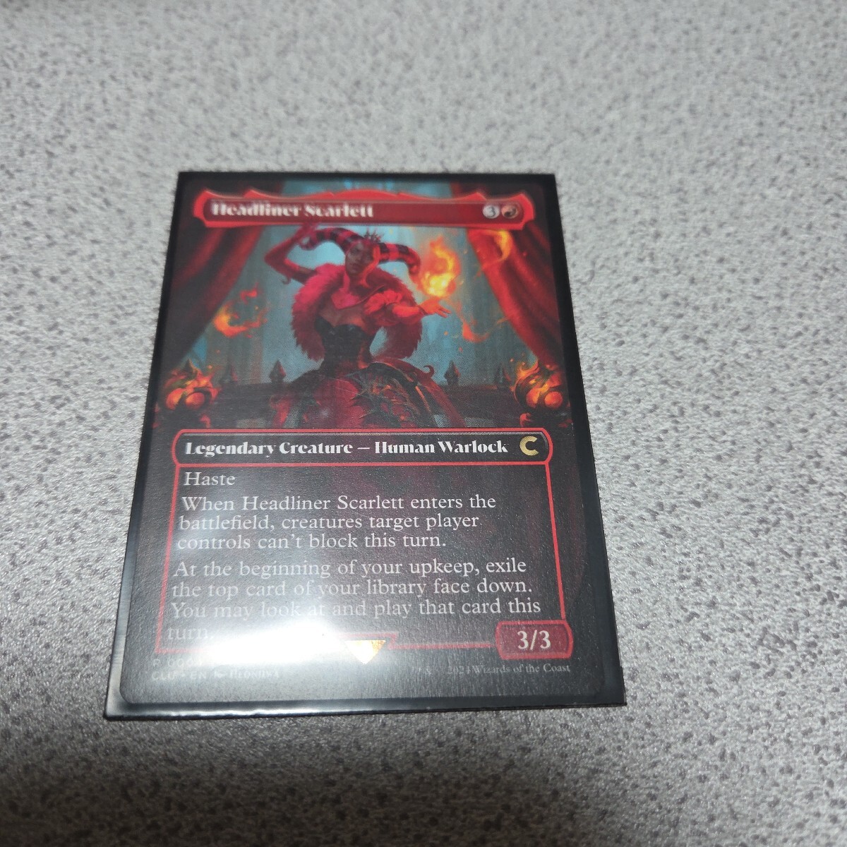 MTG CLU Headliner Scarlett 英語 一枚 ボーダーレス RAVNICA Cluedo Edition ラブニカ クルードエディション 即決拍卖