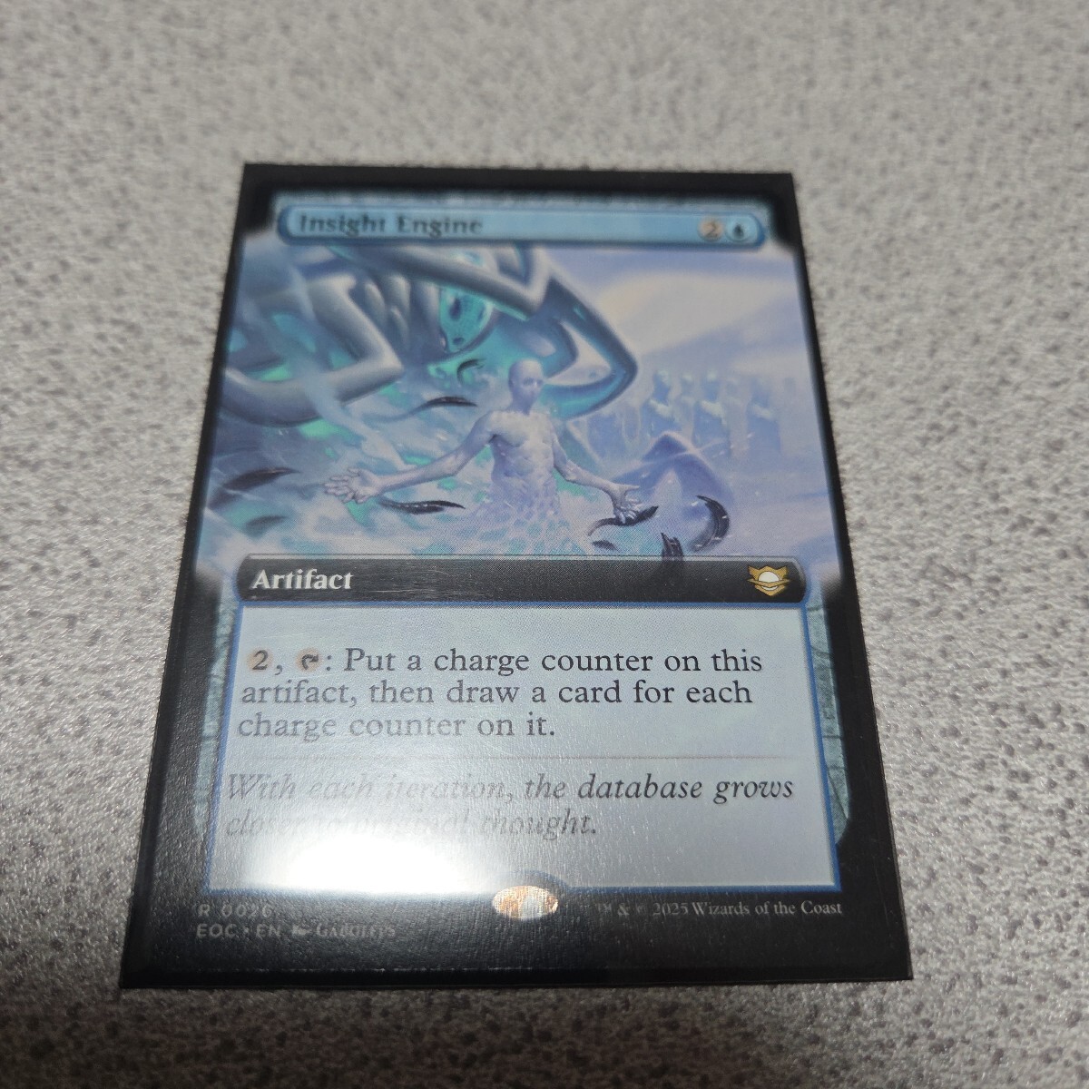 MTG EOC 洞察エンジン 英語 一枚 拡張アート 久遠の終端 統率者デッキ 即決拍卖