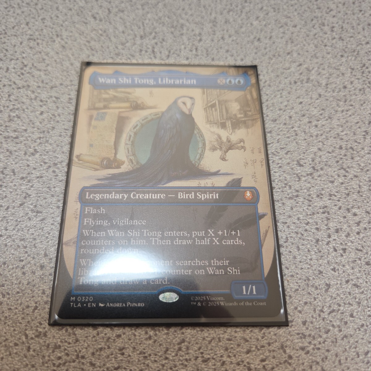 MTG TLA 司書、ワン・シー・トン 英語 一枚 ボーダーレス アバター 伝説の少年アン b 即決拍卖