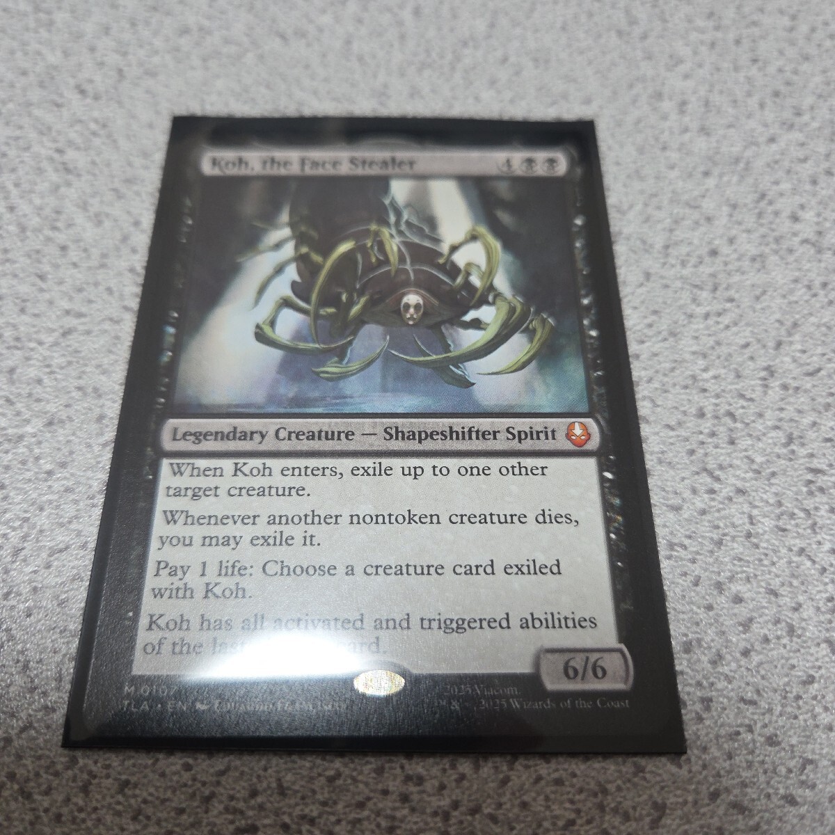 MTG TLA 顔泥棒、コー 英語 一枚 アバター 伝説の少年アン 即決拍卖