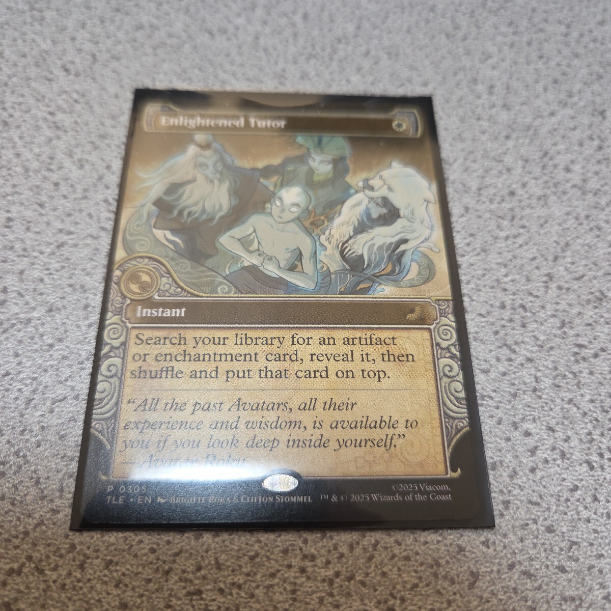 MTG TLA 悟りの教示者 英語 一枚 ショーケース アバター 伝説の少年アン TLE 即決拍卖