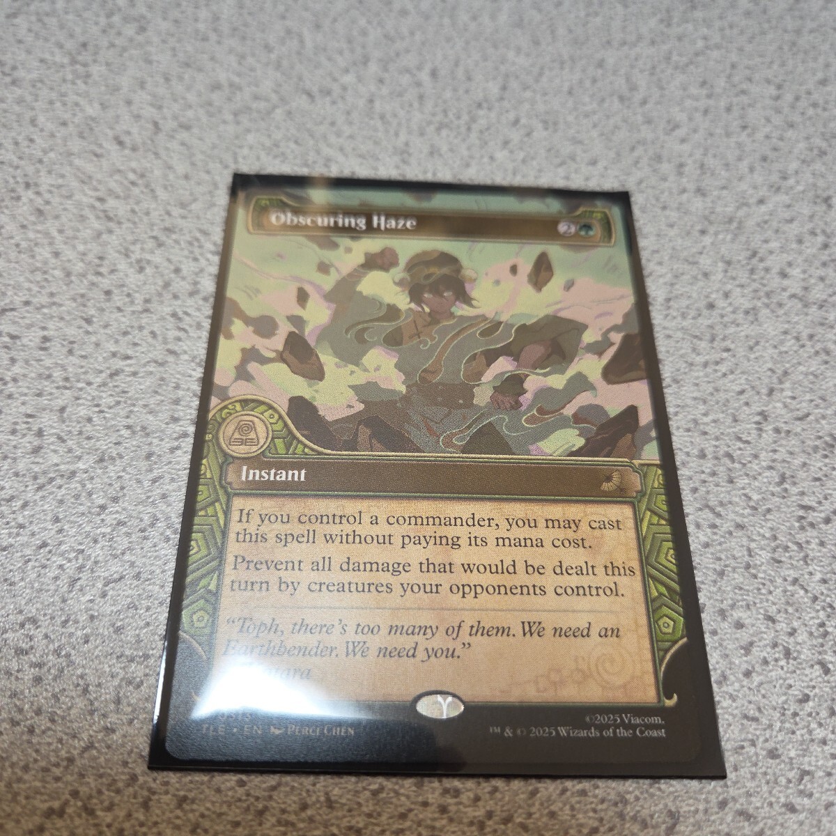 MTG TLA ぼやかす薄霧 英語 一枚 ショーケース アバター 伝説の少年アン TLE 即決拍卖