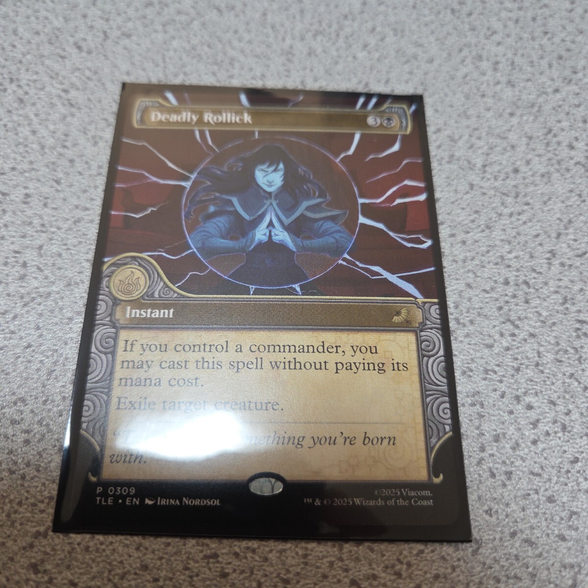 MTG TLA 致命的なはしゃぎ回り 英語 一枚 ショーケース アバター 伝説の少年アン TLE 即決拍卖