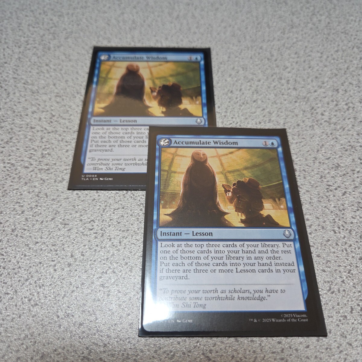 MTG TLA 積み重ねられた叡智 英語 二枚セット アバター 伝説の少年アン 即決拍卖