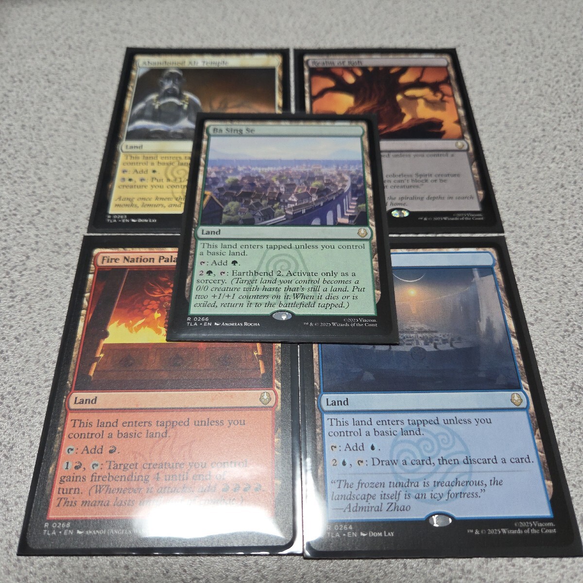 MTG TLA バーシンセー 他 レア土地まとめ 英語 各1枚 5枚セット アバター 伝説の少年アン 即決拍卖