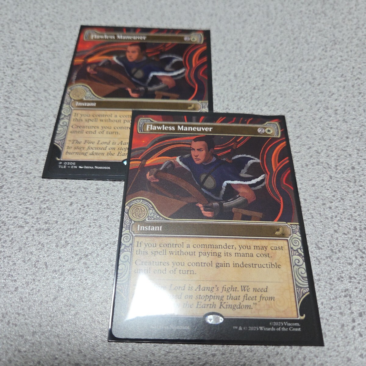 MTG TLA 完璧な策略 英語 二枚セット ショーケース アバター 伝説の少年アン TLE 即決拍卖