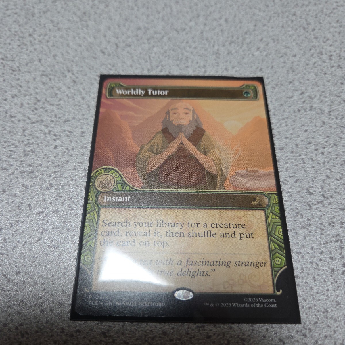 MTG TLA 俗世の教示者 英語 一枚 ショーケース アバター 伝説の少年アン TLE 即決拍卖