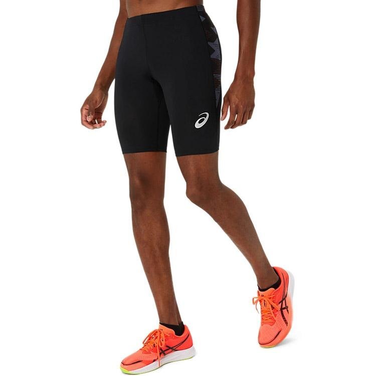 asics アシックス グラフィックミドルタイツ 2091A680 002 Mサイズ拍卖