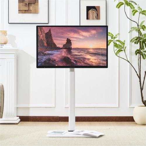 【国内発送】テレビスタンド キャスター付き 壁寄せ ロータイプ 耐震 テレビ台 WALL 単品 棚板 セット テレビ 対応 首振り 角度 調整 壁掛拍卖