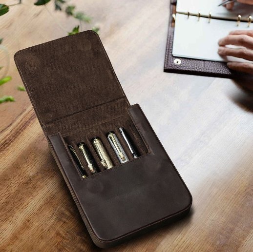 ペンケース 筆箱 ふで箱 スリム 6本差し 収納 ポーチ 革小物 文房具 本革 牛革 レザー 上品 軽量 コンパクト シンプル 大人 ギフト拍卖